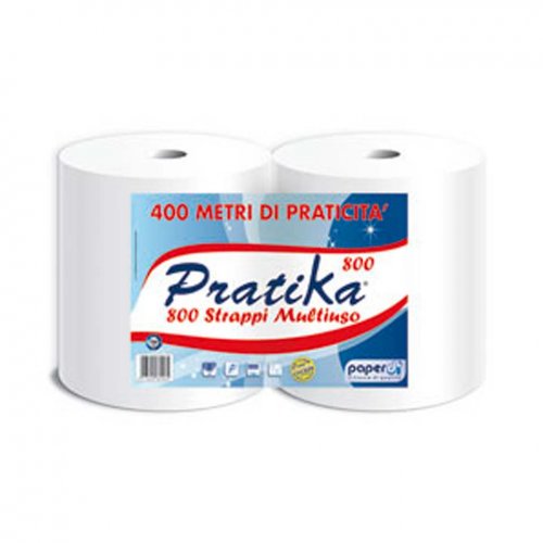 1 x PRATIKA ROTOLONE MULTIUSO 800 STRAPPI 2 pz