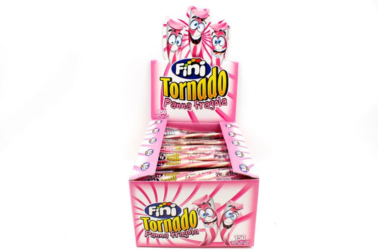 150 x CARAMELLE PANNA FRAGOLA TORNADO