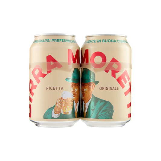 24 x BIRRA MORETTI LATTINA 33cl