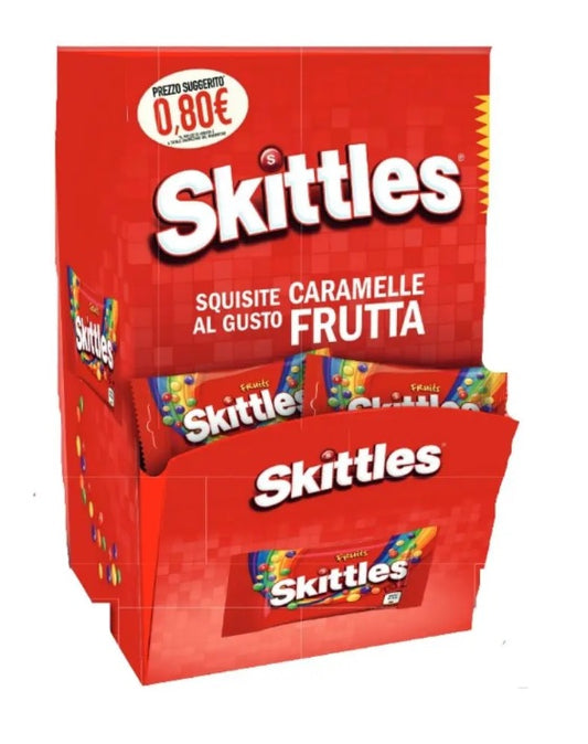 42 z SKITTLES FRUTTA BOCCA DI LUPO 38gr