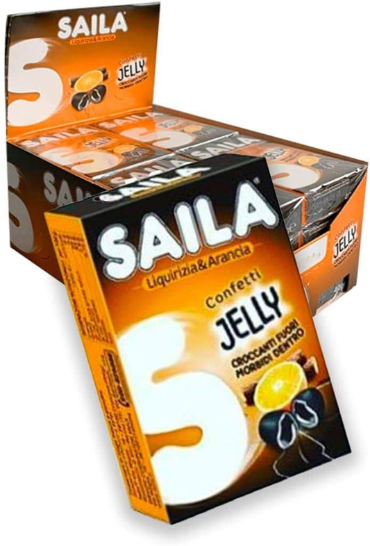 16 x ASTUCCI SAILA JELLY LIQUIRIZIA ARANCIA 40gr