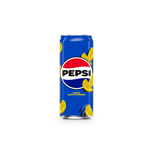 24 x PEPSI TWIST LIMONE LATTINA 33cl