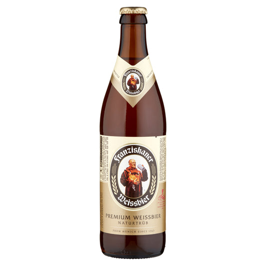 20 x BIRRA FRANZISKANER WEISSE BAVARESE BOTTIGLIA VAP 50cl