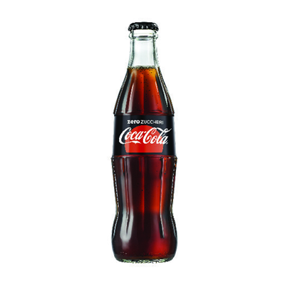 24 x COCA-COLA ZERO ZUCCHERI BOTTIGLIA VETRO 330 ML