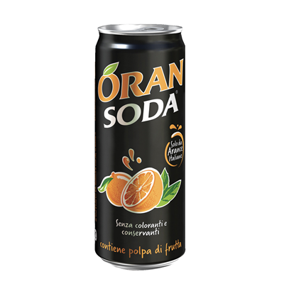 24 x ORANSODA LATTINA 33cl