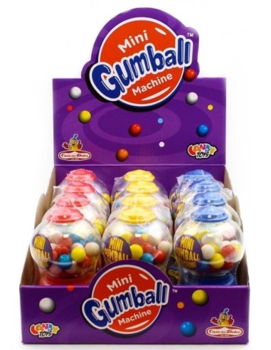 12 x CARAMELLE GUMBALL MACHINE 40gr