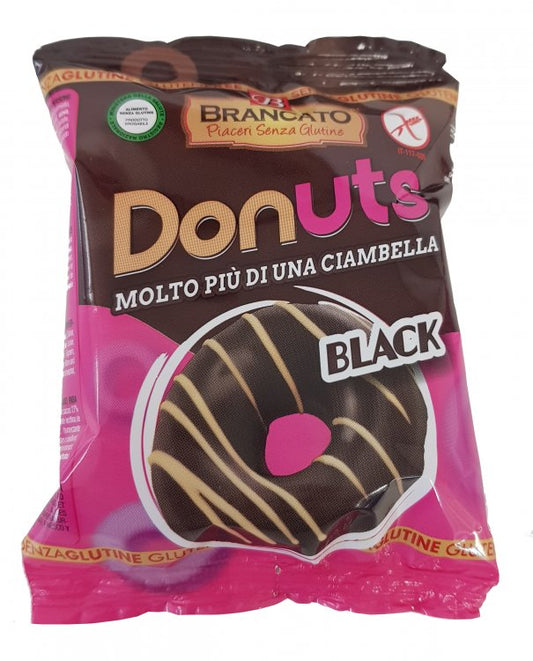 1 x BRANCATO DONUTS BLACK S/GLU 55 gr 8 Pz