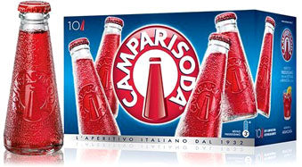 6 x CAMPARI SODA APERITIVO 98 ml 10 pz