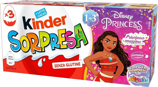 1 x KINDER SORPRESA PRINCIPESSE CONFEZIONE 3 Pz