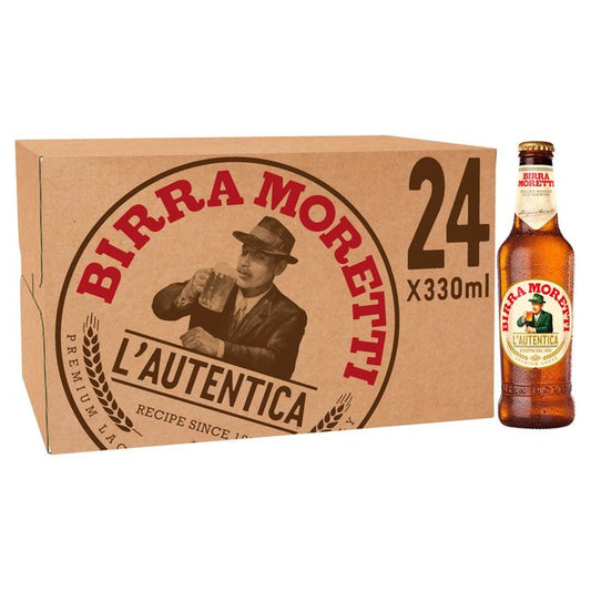 24 x BIRRA MORETTI BOTTIGLIA VAP 33cl