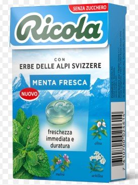 1 x RICOLA ASTUCCIO MENTA FRESCA 20 pz