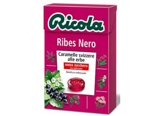 20 x CARAMELLE RICOLA RIBES NERO 50gr