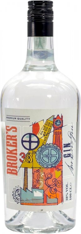 1 x BROKERS GIN 1 lt
