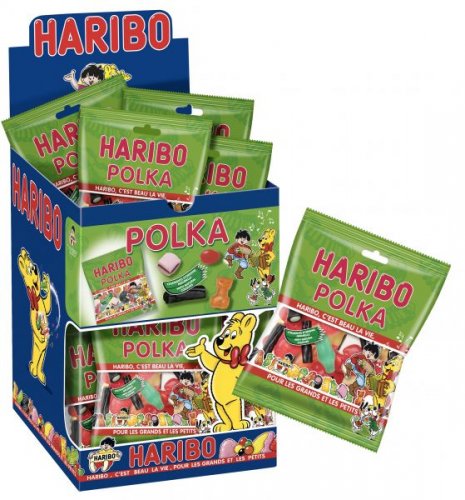30 x CARAMELLE POLKA MINI HARIBO 40gr