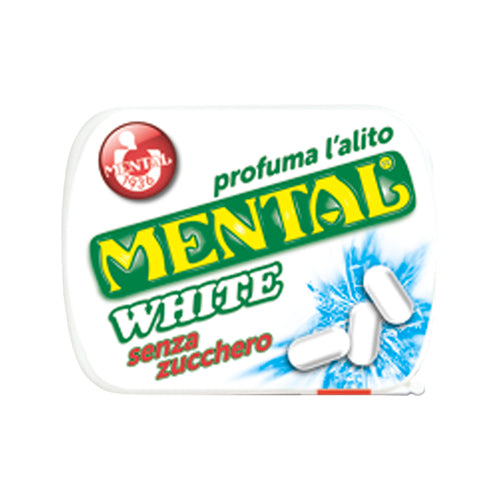 24 x CARAMELLE MENTAL FASSI BIANCO SENZA SUCCHERO