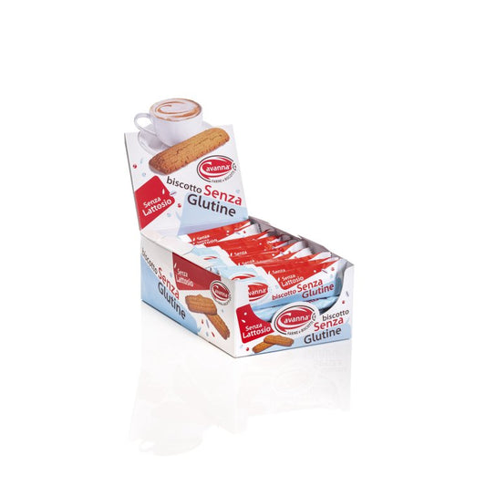 1 x CAVANNA BISCOTTI SENZA GLUTINE E LATTOSIO 30 Pz
