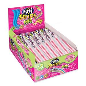 150 x CARAMELLE STRIPS FRAGOLA 8gr