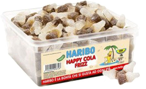 200 x CARAMELLE HAPPY COLA FRIZZ HARIBO