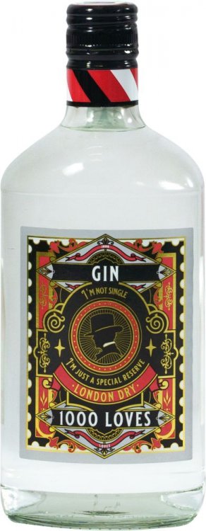 1000 LOVES GIN LONDON DRY CL70 D'OR