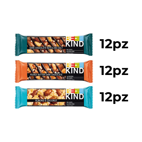 1 x ESPOSITORE DA BANCO BARRETTE BE KIND 36 pz 40 gr