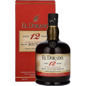 RUM EL DORADO DEMERARA 12 Y.O. 40° AST 70 CL