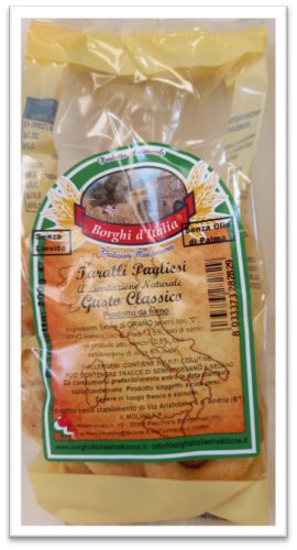 25 x BORGHI D'ITALIA TARALLI OLIO G.200