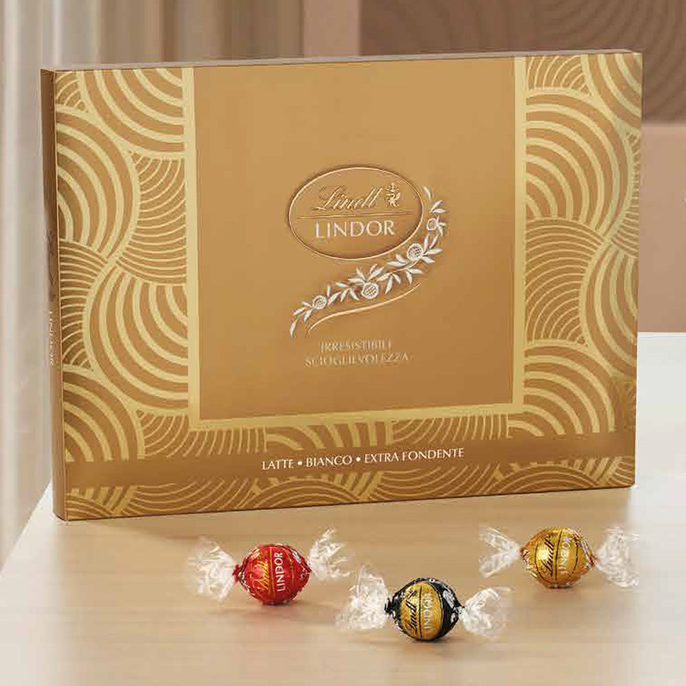 1 x LINDT 20 00 BOULES ORO ASS. G312
