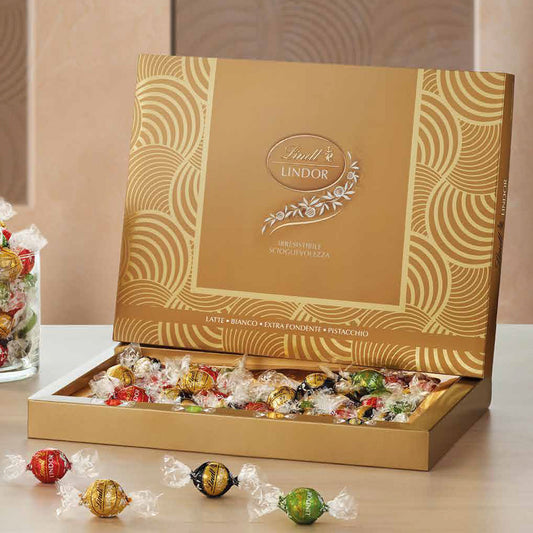 1 x LINDT CONFEZIONE REGALO BOULE ASSORTITE 437 Gr