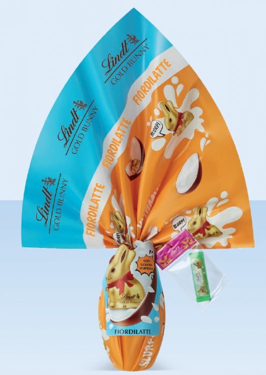 LINDT 25. 00 UOVO GOLD BUNNY G270 FIOR DI LATTE