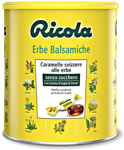 1 x RICOLA ERBE BALSAMICHE S/ZUC. BARATTOLO 1 kg