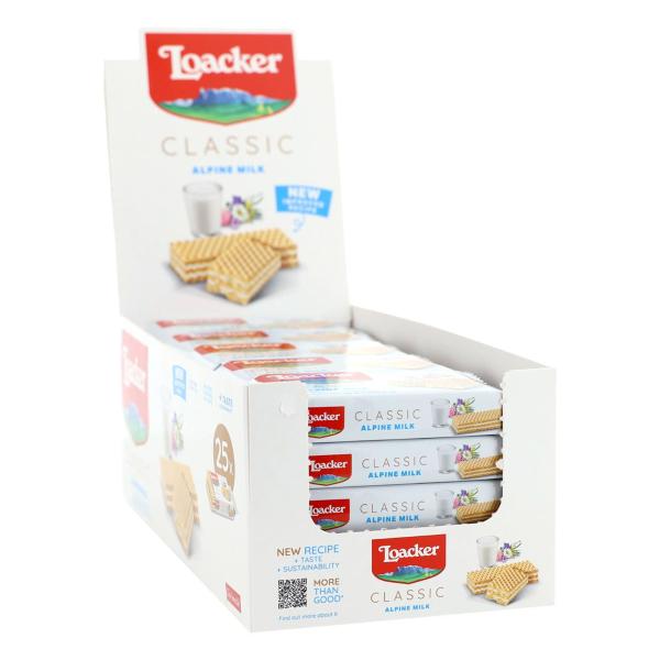 25 x LOACKER WAFER CLASSIC MILK 45gr