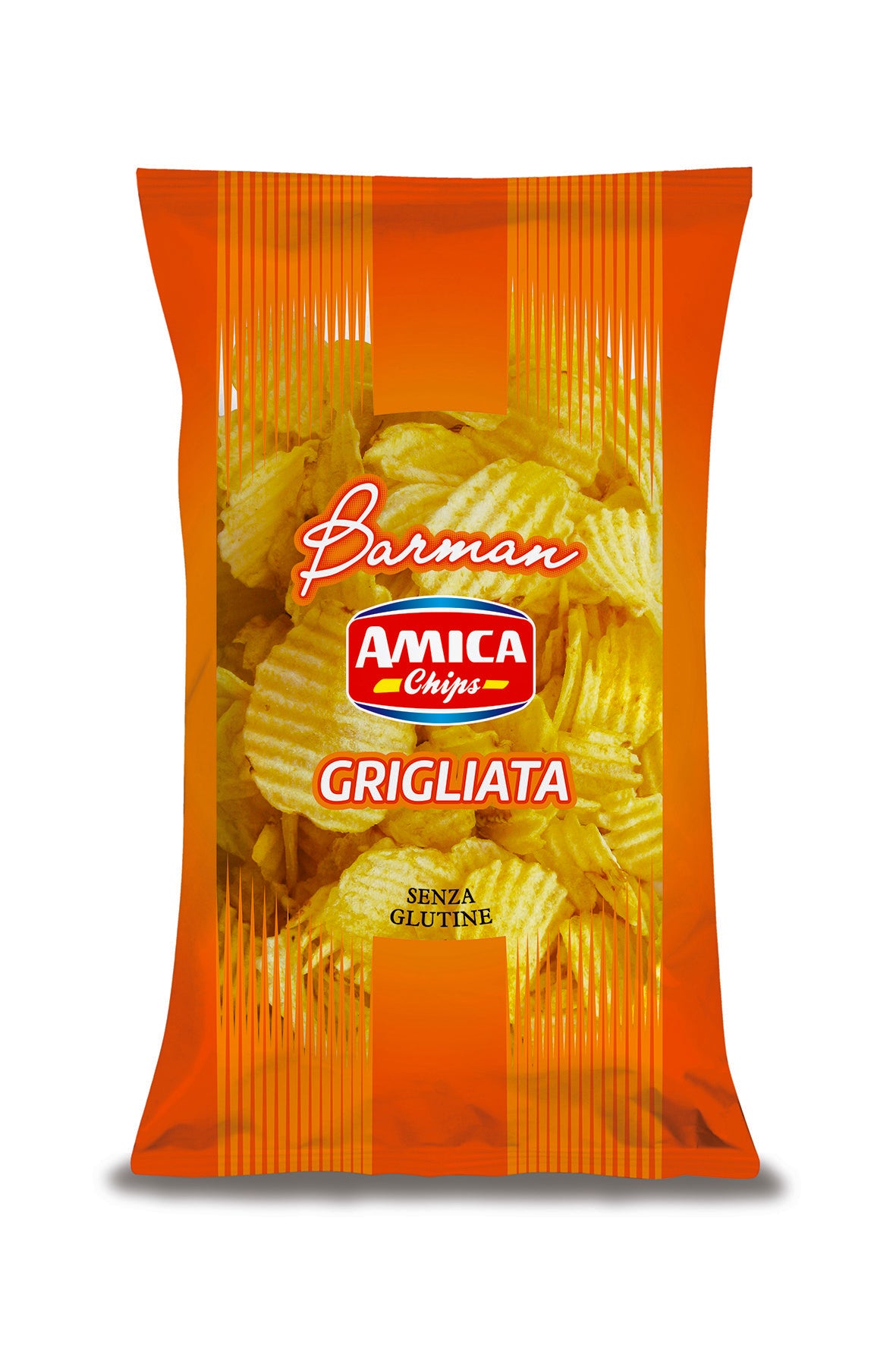 PATATINA BARMAN AMICA CHIPS GRIGLIATA GR.180 PZ.12