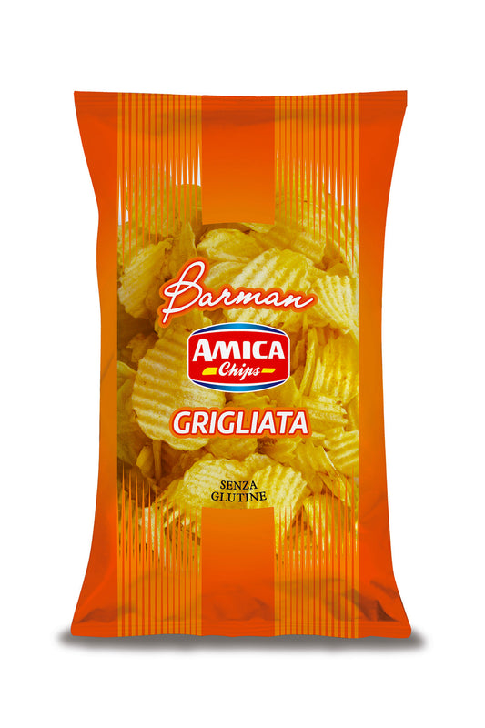 PATATINA BARMAN AMICA CHIPS GRIGLIATA GR.180 PZ.12