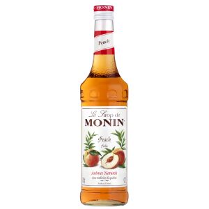 SCIROPPO MONIN PESCA GIALLA VETRO 700 ML