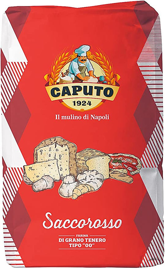 1 x FARINA CAPUTO SACCOROSSO GRANO TENERO TIPO "00" 25kg
