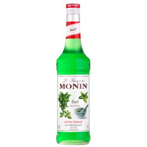 SCIROPPO MONIN BASILICO VETRO 700 ML