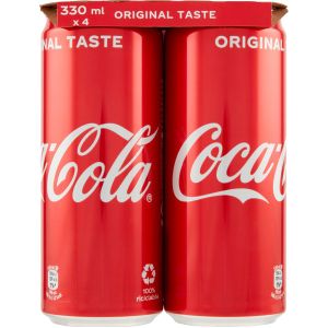 COCA COLA LAT (CLUSTER x4) 330 ML   24 Pezzi