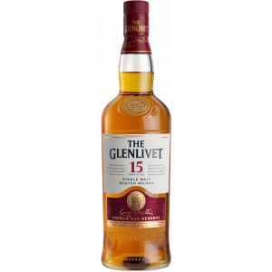 WHISKY GLENLIVET SINGLE MALT 15 Y.O. 40° 70 CL