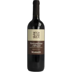 MAZZANTI MONTEPULCIANO D'ABRUZZO DOC 75 CL   6 Pezzi