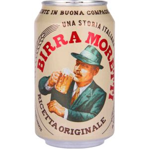 BIRRA MORETTI RICETTA ORIGINALE 4,6% LAT 33 CL   24 Pezzi