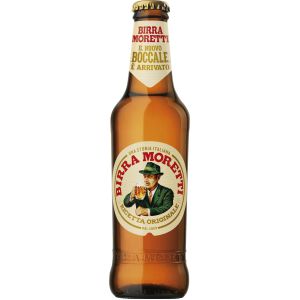 BIRRA MORETTI RICETTA ORIGINALE 4,6% VAP 33 CL   24 Pezzi