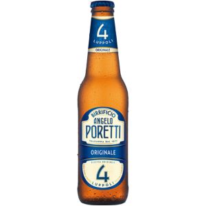 BIRRA PORETTI 4 LUPPOLI 5,5% VAP 33 CL   24 Pezzi