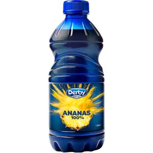 SUCCO DERBY BLUE ANANAS 100% PET 1 L   6 Pezzi