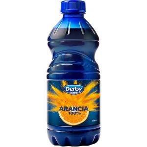 SUCCO DERBY BLUE ARANCIA 100% PET 1 L   6 Pezzi