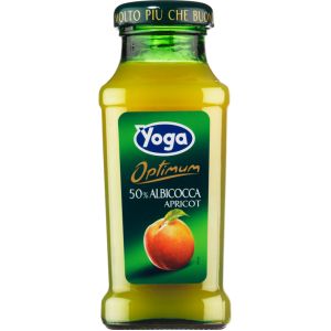 SUCCO YOGA ALBICOCCA VETRO 200 ML   24 Pezzi