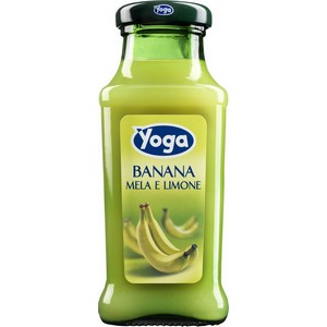 SUCCO YOGA BANANA VETRO 200 ML   24 Pezzi