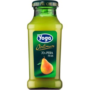 SUCCO YOGA PERA VETRO 200 ML   24 Pezzi