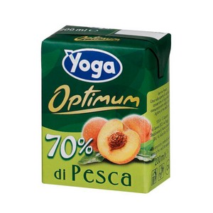 SUCCO YOGA OPT PESCA BRIK 200 ML   24 Pezzi