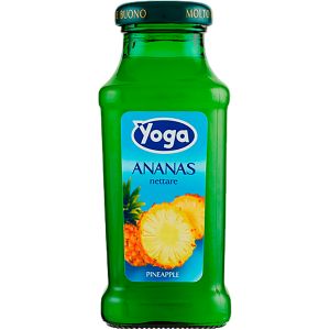 SUCCO YOGA ANANAS NETTARE VETRO 200 ML   24 Pezzi