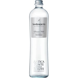 ACQUA MINERALE SAN BENEDETTO MILLENNIUM WATER NATURALE VETRO 650 ML   16 Pezzi
